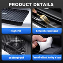 Car Carbon Fiber Door Sill Sticker For BYD Dolphin Mini EV Threshold
