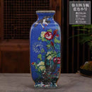 Chinese Antique Ceramic Vase Enamel Flower Bird Porcelain Decor