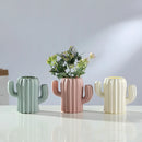 Creative Cactus Vase Plastic Desktop Organizer Pen Pencil Holder Container