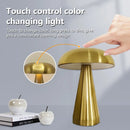Mushroom Table Lamp LED Touch Sensor Three Color Dimming Rechargeable