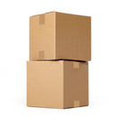100 Yellow Corrugated Paper Boxes 4x4x4 Inches Stackable Storage