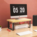 Monitor Raised Shelf Adjustable Laptop Stand Desktop Organizer Rack Holder