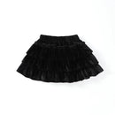 Girls Plaid Skirt Summer A-line High Waist College Style Short Skirt