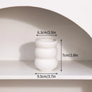 Ceramic Vase White Nordic Flower Pot Decorative Home Decor