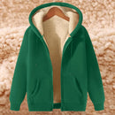 Men's Winter Jackets Fleece Lined Hooded Thermal Zip Up Coat