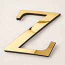 Golden Mirror Acrylic Wall Sticker Large 20cm DIY English Letters Decor