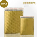 50Pcs Holographic Bubble Mailer Rose Red Padded Envelopes For Shipping