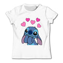 Girls Kawaii Stitch T-shirt Toddler Cartoon Tee Summer Short Sleeve