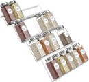 4 Layers Adjustable Acrylic Spice Drawer Organizer Rack Tray Expandable