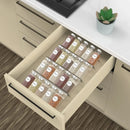 4 Layers Adjustable Acrylic Spice Drawer Organizer Rack Tray Expandable