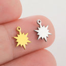 5pcs Stainless Steel Tree Of Life Charms For Jewelry Crafting
