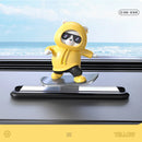 Car Dashboard Decoration Skateboard Bear Magnetic Number Plate