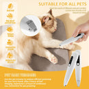 Dog Paw Trimmer With LED Light Waterproof Cordless Pet Grooming Tool