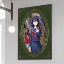 Lonely Castle In The Mirror Poster Retro Kraft Paper Wall Art