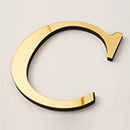 Golden Mirror Acrylic Wall Sticker Large 20cm DIY English Letters Decor