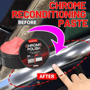 Chrome Restoration Paste For Vehicle Trim And Emblems With Sponge