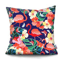 45x45CM Tropical Plant Parrot Sofa Cushion Cover Set Decorative
