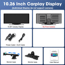 10.26 Inch 4K Dash Cam Car Mirror With Wireless Carplay GPS Monitor