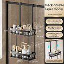 Bathroom Storage Rack Over Door Double Layer Shower Caddy Organizer