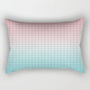 Nordic Pink Checkered Striped Cushion Pillowcase For Office Living Room