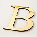 Golden Mirror Acrylic Wall Sticker Large 20cm DIY English Letters Decor