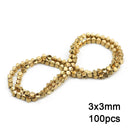 Gold Plated Hematite Beads Star Heart Shapes Loose Jewelry Beads