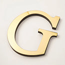 Golden Mirror Acrylic Wall Sticker Large 20cm DIY English Letters Decor