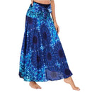 Boho Maxi Skirt Women Vintage Two Way Wear Beach Dress Skirt