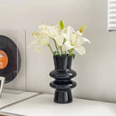 Modern Pink Glass Vase Hydroponic Flower Vase For Home Decor