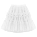 Girls Tutu Dress Mid-length Birthday Party Dance Princess Skirt