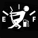 Car Fuel Tank Sticker Reflective Vinyl Funny Gas Gauge Decal