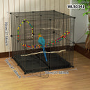 Birdcage Metal Mesh Parrot Pigeon Starling Villa Cage Acacia