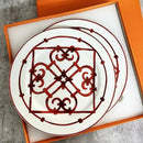 European Ceramic Coffee Cup Set With Plates And Gift Box