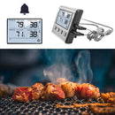 Digital Meat Thermometer With Stainless Steel Probe And Alarm Timer