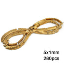 Gold Plated Hematite Beads Star Heart Shapes Loose Jewelry Beads