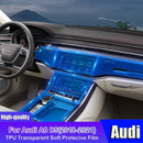 Audi A8 Center Console Protective Film Transparent TPU Scratch Guard