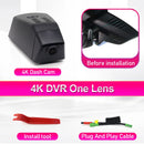 Volvo XC40 Dash Cam Front And Rear WIFI Car DVR Recorder