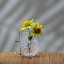 Dollhouse Miniatures Glass Vase Small Flower Pot Home Decoration