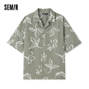 Semir Men's Short Sleeve Shirt Summer Beach Resort Loose Fit