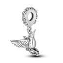 925 Silver Charm Pendant Animal Firefly Butterfly Dragonfly Beads