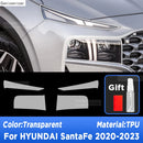 HYUNDAI SANTAFE Headlight Protective Film Transparent TPU Scratch Guard