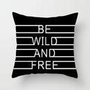 Black And White Geometric Cushion Cover Cube Letter Print Sofa Pillow