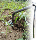 2-in-1 Manganese Steel Hand Weeder Garden Rake Soil Loosening Tool