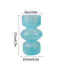 Modern Pink Glass Vase Hydroponic Flower Vase For Home Decor