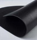 Faux Leather Placemats Oval Black Sets With Coasters Kitchen Decor