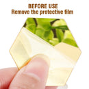 24 Pc 3D Mini Mirror Wall Stickers Hexagon Acrylic Decals