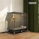 Birdcage Metal Mesh Parrot Pigeon Starling Villa Cage Acacia