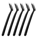 5pcs Bird Cage Cleaning Brush Stainless Steel Long Handle Bristles