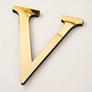 Golden Mirror Acrylic Wall Sticker Large 20cm DIY English Letters Decor