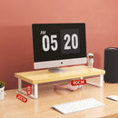 Monitor Raised Shelf Adjustable Laptop Stand Desktop Organizer Rack Holder